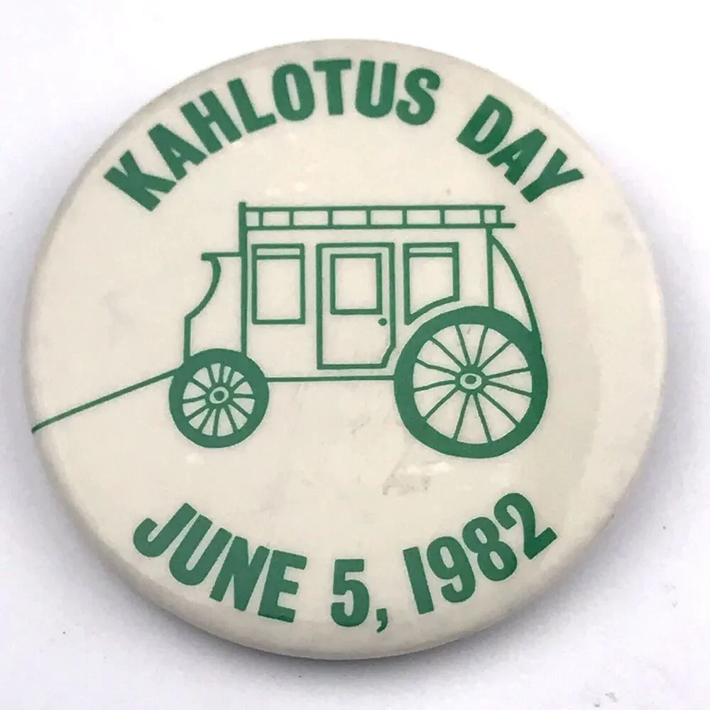 Kahlotus Day June 5th 1982 Pin Button Pinback Vintage 80s